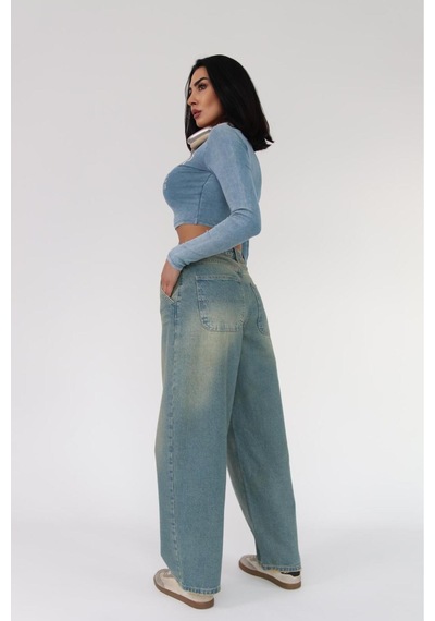 Skater Fit Tint Wash Jean Bej