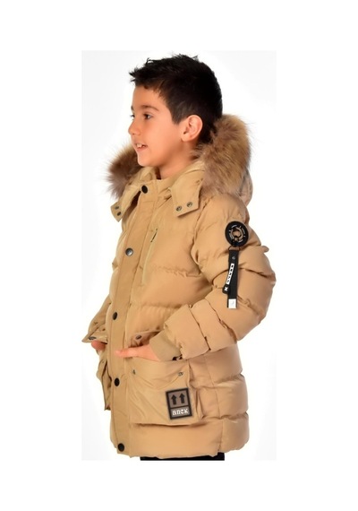 Benitto Kids Benittokids Erkek Çocuk Natürel Kürklü Mont 51254