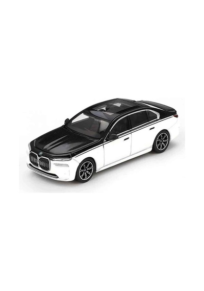 Mini Gt 1:64 Bmw İ7 Xdrivee60 Alpine White / Black Sapphire Mgt00959