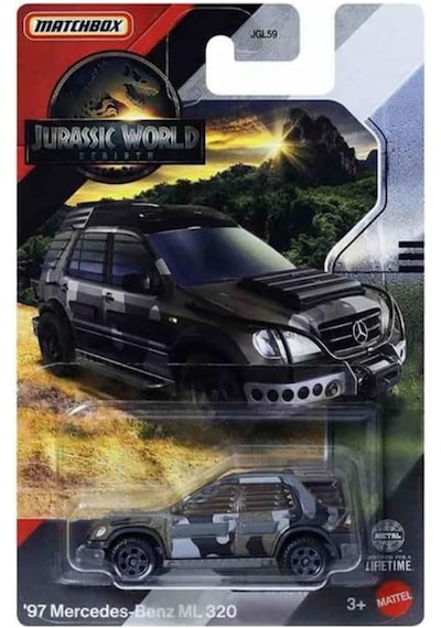 Matchbox '97 Mercedes-benz Ml 320 1/64 Jurassi C World - Jgl14 Gri