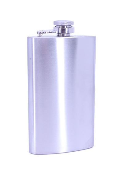 Mat Krom Cep Matarası-hip Flask 6 Oz