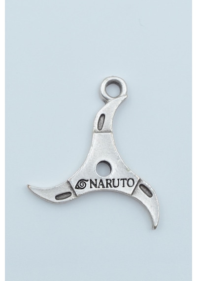 Anime Naruto Hokage Gümüş Kaplama Kolye Ucu Kod 1281 Gümüş