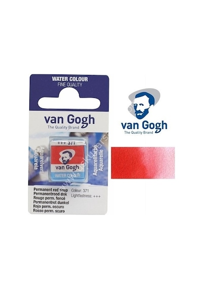 Talens Van Gogh Tablet Suluboya 1/2 Perm. Red Deep- 371