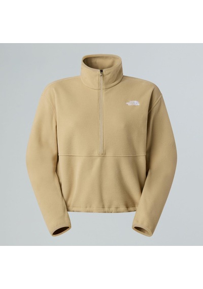 The North Face Kadın Glacier 1/2 Fermuarlı Kısa Polar Nf0a8d2clk51 Kahverengi