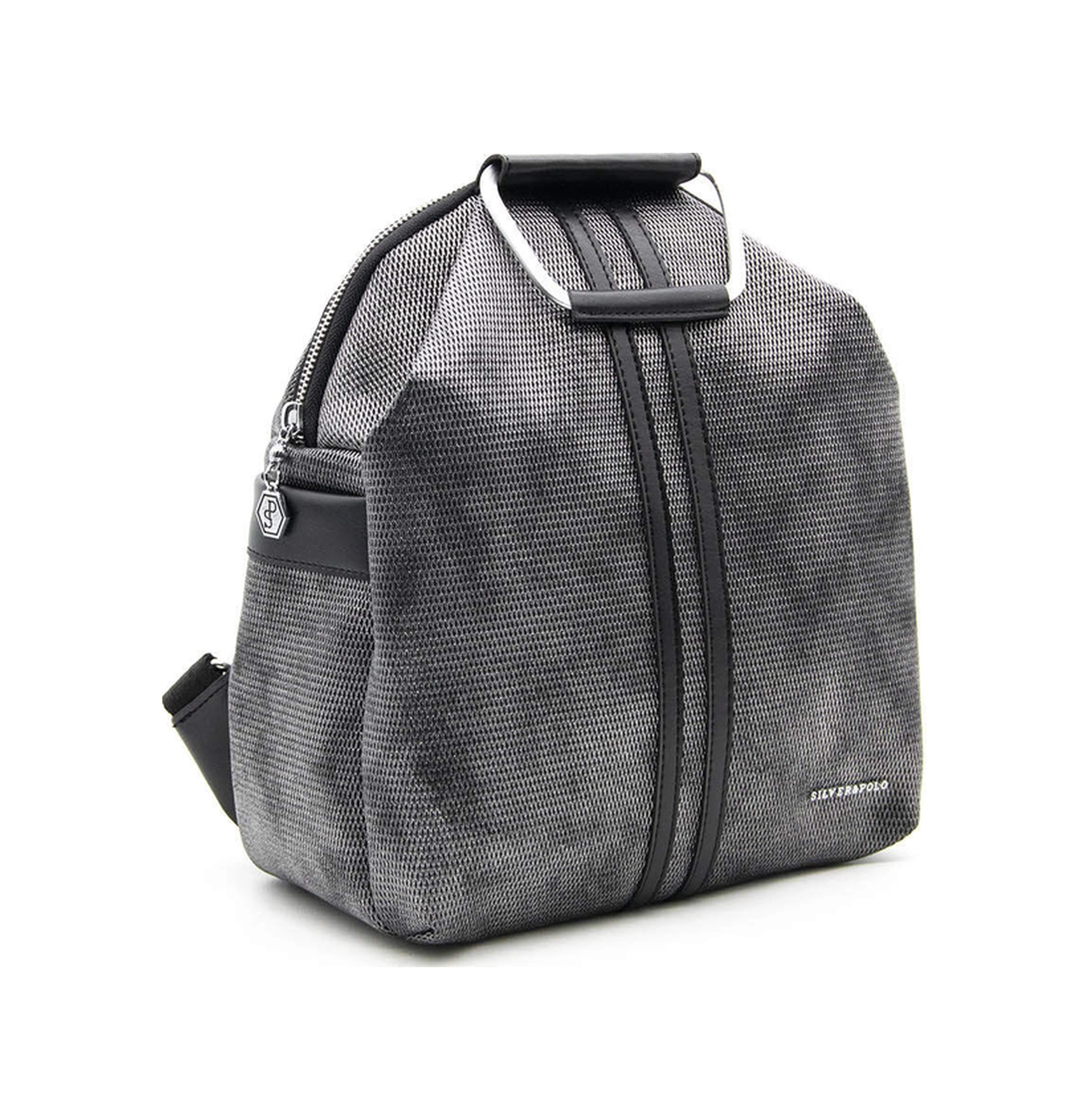 Silver Polo Kadın Sırt Çanta 771 Gümüş - Siyah