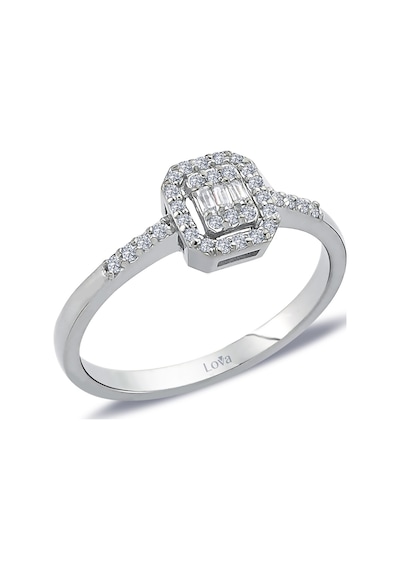 Lova 0,22 Karat Baget Pırlanta Yüzük - 1040518
