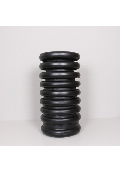 Pelındı Siyah Mungur Sehpa 29x56 Cm Siyah