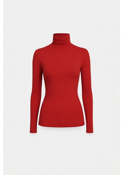 Suud Collection Kırmızı Boğazlı Body