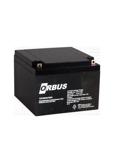 ORBUS 12V 26 AH AKÜ KURU TİP (175*166*125) (8 KG)