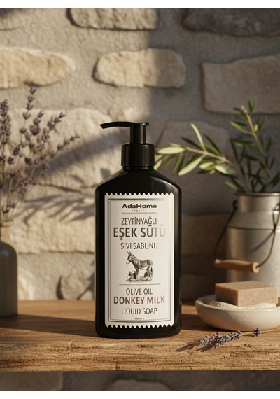 Adahome Atelier Zeytinyağlı Ve Eşek Sütlü Sıvı Sabun