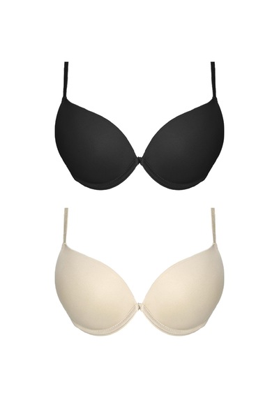 Cottonhill Lol Up Push Up Balenli Sütyen 2'li Paket-2 Çok Renkli