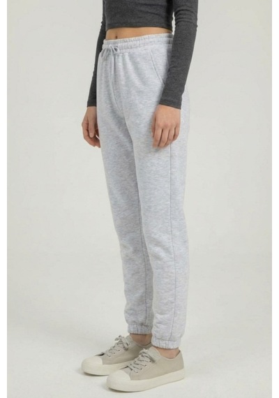 Defys Kadın Lastikli Paça Cepli Regular Fit Jogger Eşofman Altı Gri Melanj - 503972692 GRİ MELANJ Defys Kadın Lastikli Paça Cepli Regular Fit Jogger Eşofman Altı Gri Melanj - 503972692 GRİ MELANJ