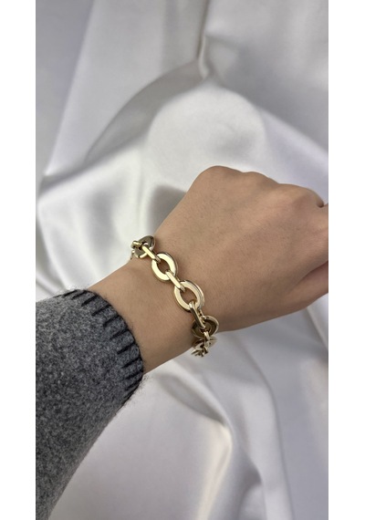 Aynalı Halka Model Altın Bileklik Sarı Altın 70474505