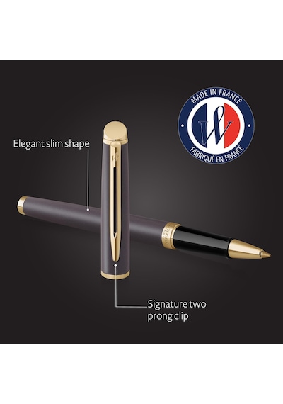 Waterman Hemisphere 25 Metalik Siyah Gt Roller Kalem Çok Renkli