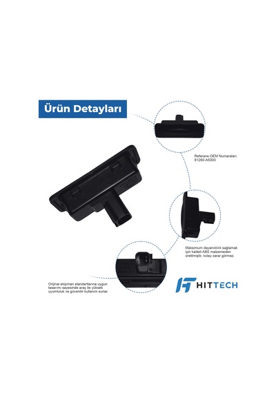 Hyundai i30, Elantra ve Kia Ceed Uyumlu Bagaj Açma Düğmesi Butonu Switch OEM 81260-A500