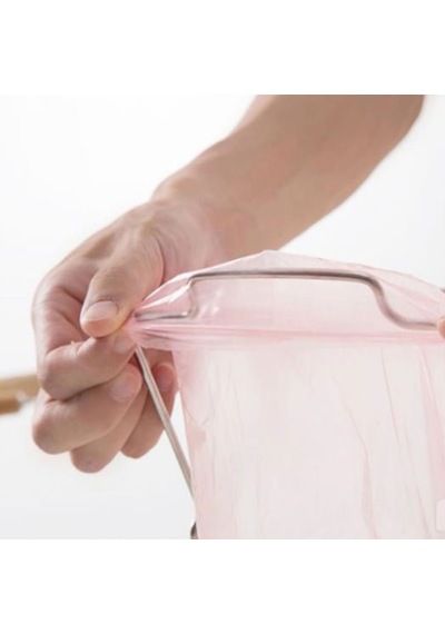 Plastik Torbalar Ve Atık Kutuları Taşımak İçin Mükemmel Olan Hafif Depolama Raflı Şık Çöp Torbası Tutucu Çok Renkli