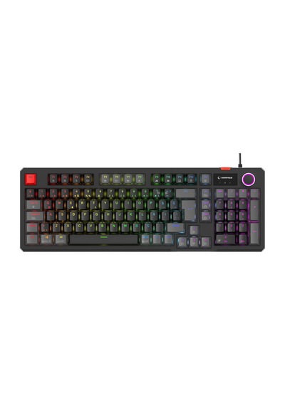 Loyal Usb Hot Swap Rgb Red Switch Mekanik Gaming Oyuncu Klavye Siyah/gri