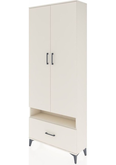 Arges Dolap 3 Raflı Tek Çekmeceli Tek Askılı 88x30x221 Aytaşı... Aytaşı Arges Dolap 3 Raflı Tek Çekmeceli Tek Askılı 88x30x221 Aytaşı... Aytaşı