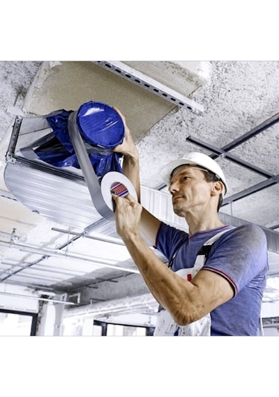 Tesa 4657 Gri Sıcaklığa Dayanıklı Akrilik Kaplı Bez Bant 50mmx50m