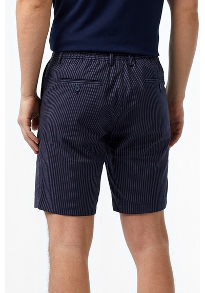 Lacoste Men's Slim Fit Navy Bermuda Shorts Erkek Dar Kesim Pamuk Bermuda Şort Lacivert