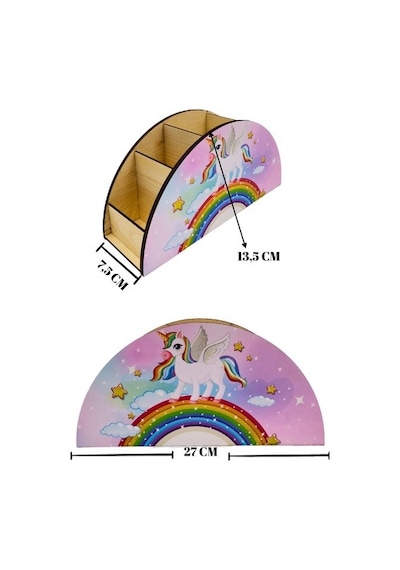 Berenden Ahşap Çocuklar Için Masa Üstü Kalemlik & Organizer-unicorn2 Berenden Ahşap Çocuklar Için Masa Üstü Kalemlik & Organizer-unicorn2