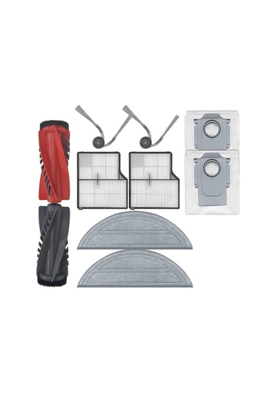 Roborock Saros 10 Uyumlu Full Set 2 Hepa 2 Mop 2 Ana Fırça 2 Yan Fırça 2 Toz Torbası