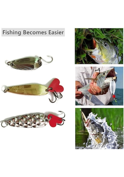 Valkyrie 24 Parça Sahte Olta Yem Ve Aksesuar Seti Silikon Rapala Jig Kaşık