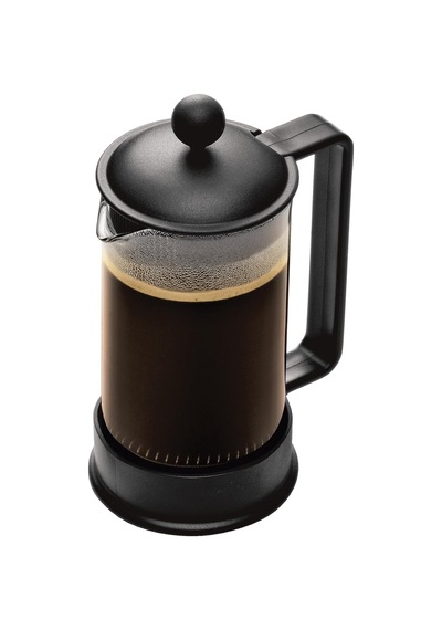Brazıl Kahve Demleme Aparatı French Press Sistemi, Sabit Paslanmaz Çelik Filtre, 0,35 Litre Siyah Diğer