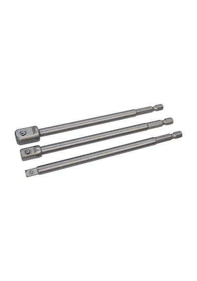 6534 Uzun Bits Saplı Lokma Adaptör Seti 150 Mm 1/4" - 3/8" - 1/2"