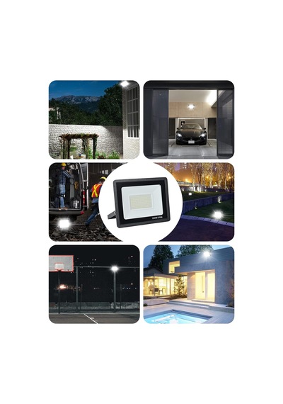 Led Spot Dış Mekan 100 W, Led Projektör 10000 Lm Süper Parlak Led Spot Işık, 6000 K Soğuk Beyaz Ip66 Suya Dayanıklı Dış Mekan Spotu, Arka Bahçe, Garaj Girişi, Kapı, Garaj, Koridor, Bahçe İçin Çok Renkli Led Spot Dış Mekan 100 W, Led Projektör 10000 Lm Süper Parlak Led Spot Işık, 6000 K Soğuk Beyaz Ip66 Suya Dayanıklı Dış Mekan Spotu, Arka Bahçe, Garaj Girişi, Kapı, Garaj, Koridor, Bahçe İçin Çok Renkli