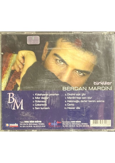Müzik Cd'sidir Plak Değildir Cd Berdan Mardini Türküler Cd