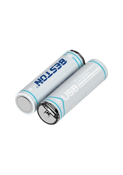 4'lü Şarj Edilebilir Aa Lityum Pil 1.5v 500mah 2200mwh, Usb-c Şarjlı, 1000+ Döngü, Sabit Voltaj Çıkışlı, Mikrofon, Oyuncak Ve Küçük Cihazlar İçin, 2ac-06