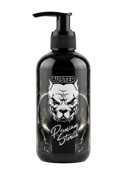 Buster Stencil Black Bubblegum 8 Oz 240ml Dövme Stencil Transfer Jeli Profesyonel Kullanım