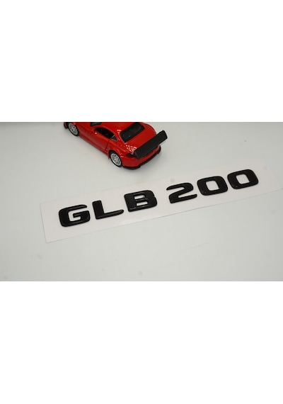 GLB 200 Bagaj Parlak Siyah ABS 3M 3D Yazı Logo