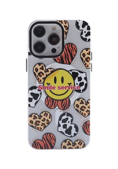 Newface Apple İphone 14 Pro Max Kılıf Apollo Magneticsafe Desenli Kapak - Apollo Şeffaf - 2