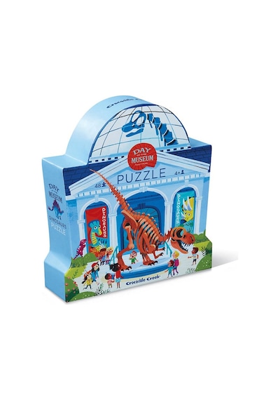 Crocodile Creek Müzede Bir Gün Puzzle 48 Parça Dinozor
