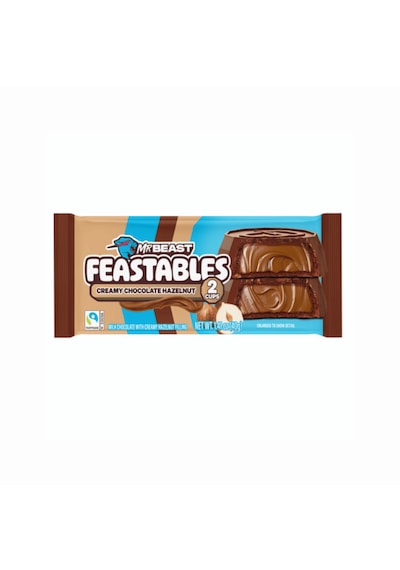 Feastables Mr Beast Creamy Chocolate Hazelnut Cups 40g