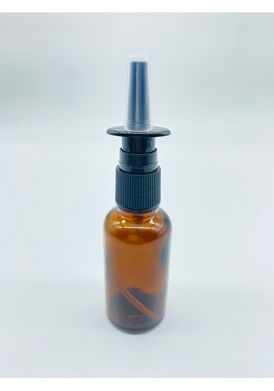 Şişe Dükkanı Burun Sprey Kapaklı Cam Amber Şişe 10 x 30 ML