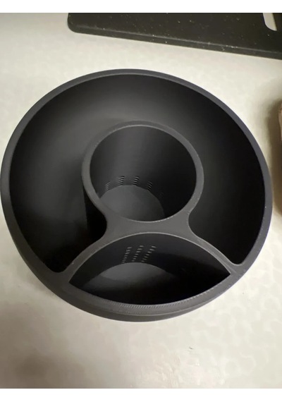 3d Baskı 3lü Sukulent Saksısı Ve Kalemlik Organizer - Dekoratif Masaüstü Bitki Saksısı-siyah
