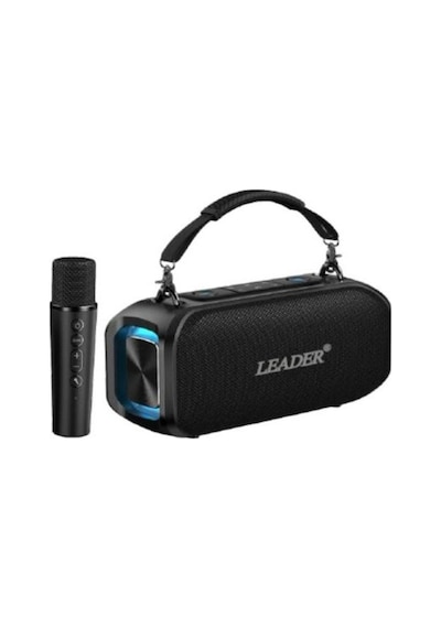 Leader Lp120 Ipx5 Rgb Bluetooth Usb Aux Fm Radyo Kablosuz Mikrofon Taşınabilir Toplantı Amfisi
