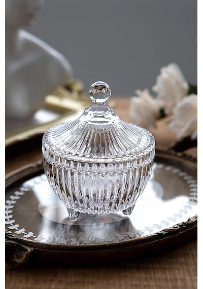 Cam Çizgili Şekerlik 50 Ml Çok Renkli