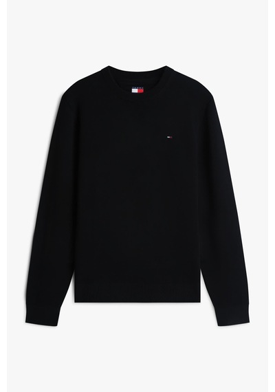 Tommy Hilfiger Tjm Slım Ess Lıght Sweater Ext Erkek Siyah Kazak - Dm0dm22853