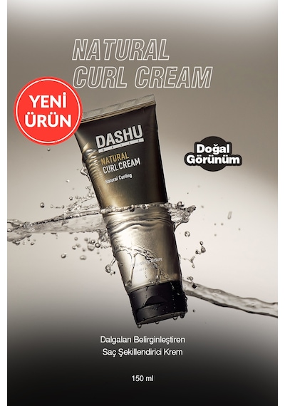 Dashu Daily Natural Curl Dalgaları Belirginleştiren Saç Şekillendirici Krem 150 ML