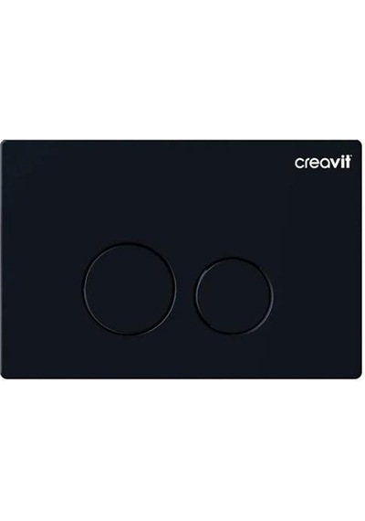 Creavit Terra Mat Siyah Boyalı Kumanda Paneli Mat Siyah