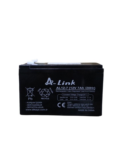 A-link Al12-7 12v 7ah 20hr Bakımsız Kuru Akü K.10 2016189