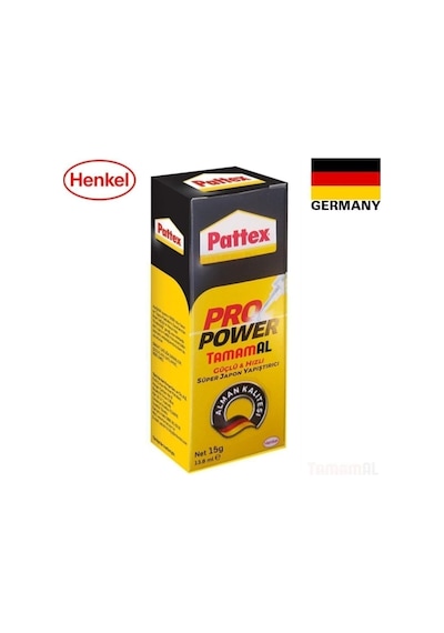 Tr Pro Power Güçlü Hızlı Süper Japon Yapıştırıcı, 15g, Metal, Deri, Ahşap, Kauçuk, Plastik