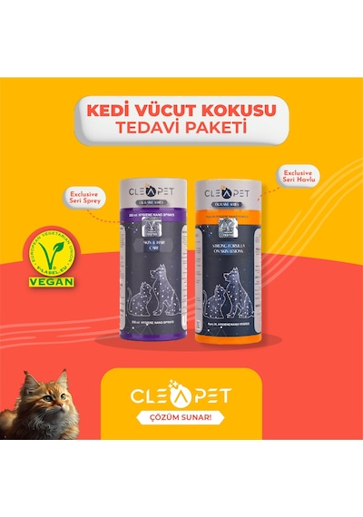Cleapet Kedi Dış Parazit Paketi 2'li