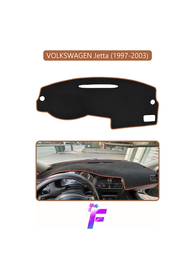Volkswagen Jetta 1997-2003 Uyumlu Torpido Örtüsü Yansıma Önleyici Koruma Hızlı Montaj K88
