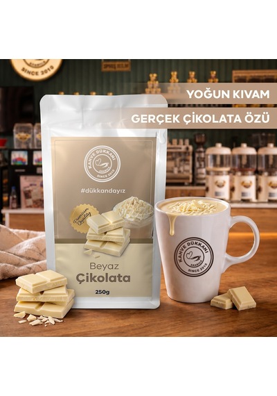 Beyaz Çikolata Tozu 250gr Hazır