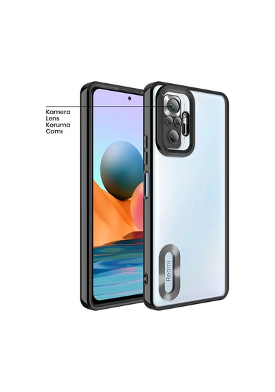 Xiaomi Redmi Note 10 Pro 4g Darbeye Dayanıklı Kamera Korumalı Silikon Kılıf Siyah